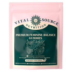 Gummies féminines Vital Source Nutrition modèle ananas vue de face