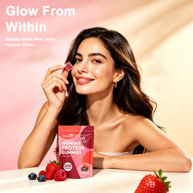 Gummies Fibetrue, mise en avant de leur texture moelleuse
