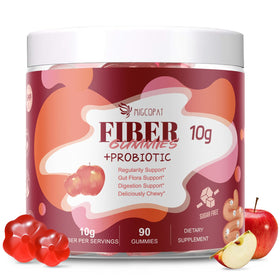 Gummies Fibres Migcopat saveur pomme, boîte de 90 pièces