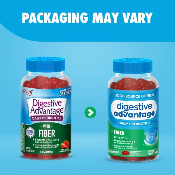 Gummies Fibres Prébiotiques daily Advantage, présentation sur une table