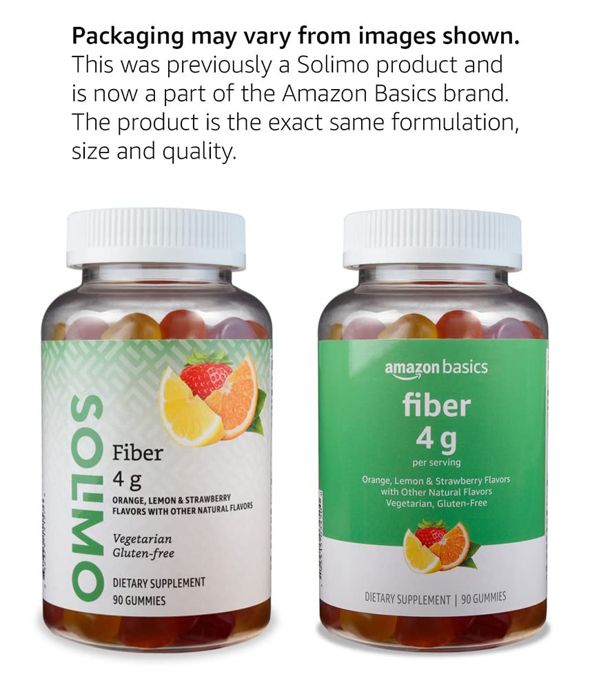 Gummies Fibres Végétariennes Basics avec saveurs d'orange, citron et fraise