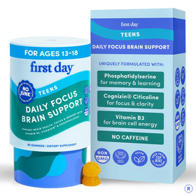 Gummies FIRST DAY pour adolescents en forme de baies, saveur pomme