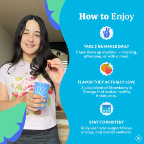 Gummies FIRST DAY pour adolescents, présentation en milieu scolaire