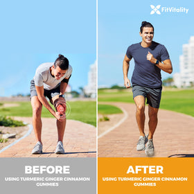 Gummies FitVitality au Curcuma, Gingembre et Cannelle, détail des ingrédients