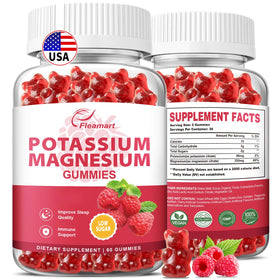 Gummies Fleamart au potassium et magnésium, modèle en forme amusante