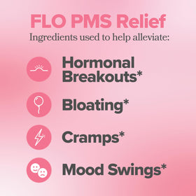 Gummies FLO PMS, vue de face avec étiquette