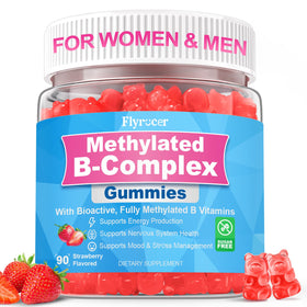 Gummies Flyrocer Complexe de Vitamines B Methylées 90 Comprimés, vue de face