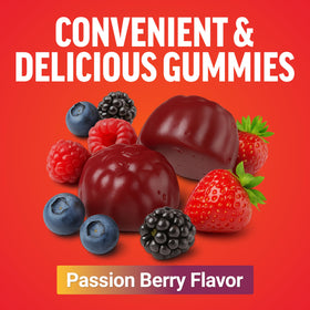 Gummies Force Factor Horny Goat Weed goût Passion Berry