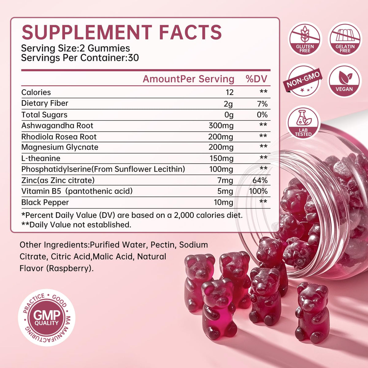 Gummies Fzjjyana sur une table, ambiance saine