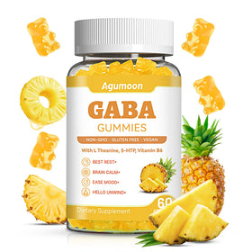 Gummies GABA Agumoon 60 gummies saveur ananas vue de face