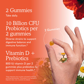 Gummies Garden of Life avec étiquette sans OGM