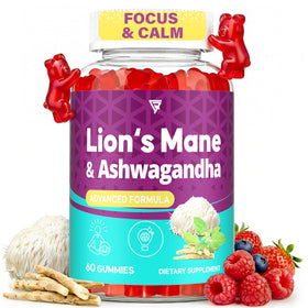 Gummies GENFOJAS Ashwagandha et Lion's Mane en vue de face