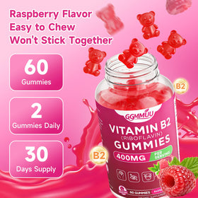 Gummies GGMMUU B2 400mg montrant la texture