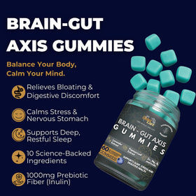 Gummies Global-List LLC avec ingrédients naturels, vue de côté