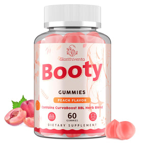 Gummies Glorithiventa pour femme, emballage avant avec un goût de pêche