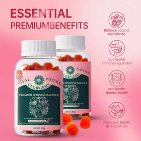 Gummies GlowGems ananas hawaïen sur fond blanc