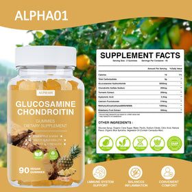 Gummies Glucosamine Chondroitin ALPHA01 avec emballage