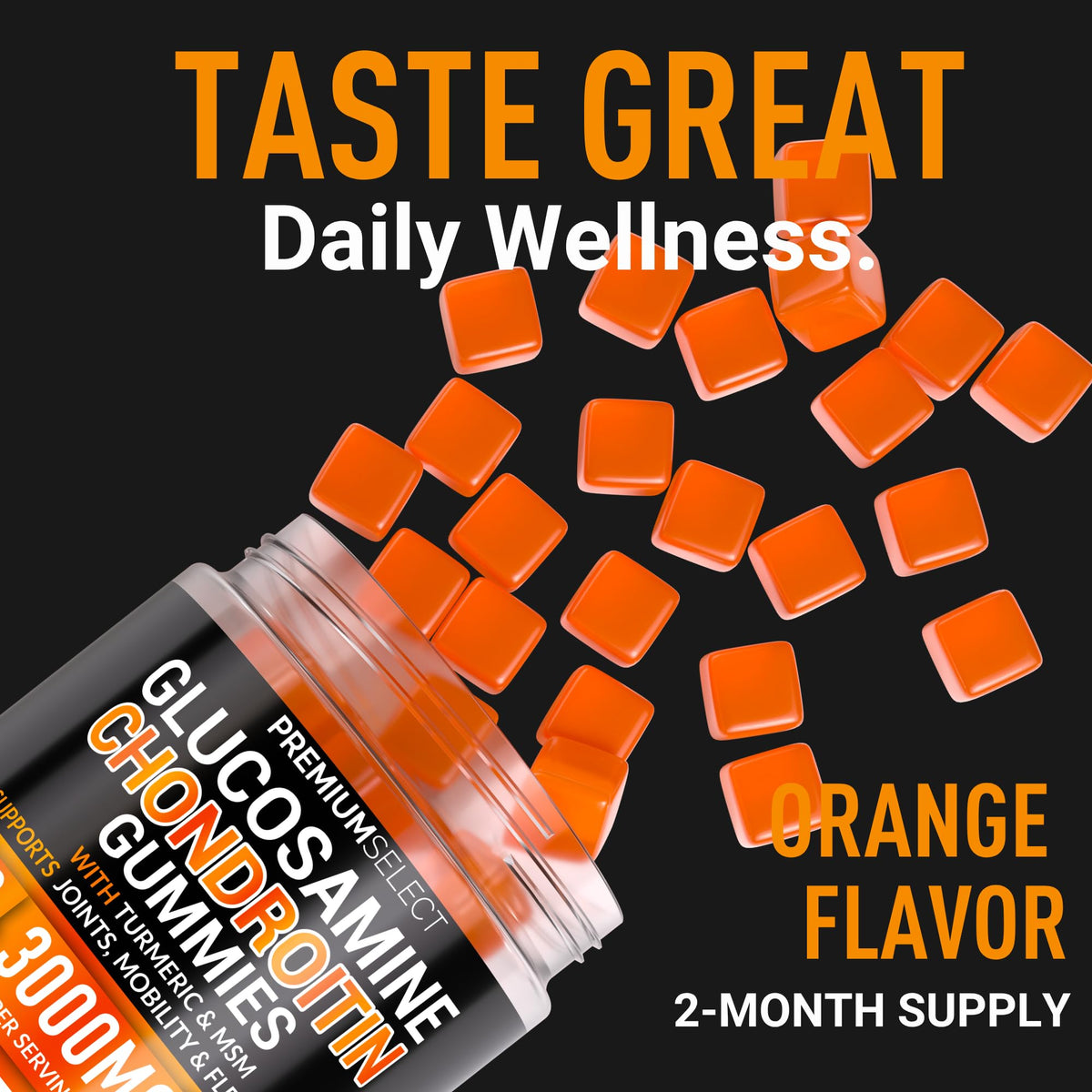 Gummies Glucosamine Chondroitin dans une main