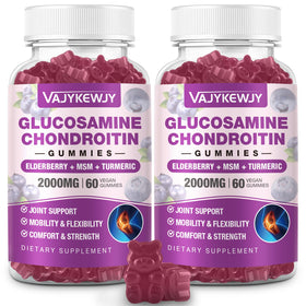 Gummies glucosamine chondroitin VAJYKEWJY, 120 gummies dans l'emballage