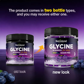Gummies Glycine NATISLAND montrant la texture des gummies