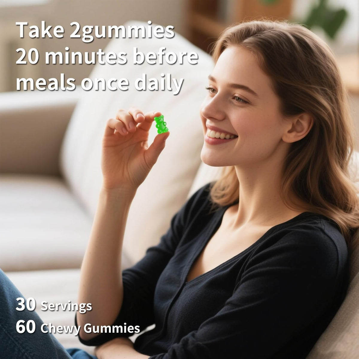 Gummies Graviola Pureverve avec mousse de mer et ingrédients