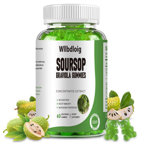 Gummies Graviola Soursop Wllbdloig 231g vue avant avec emballage
