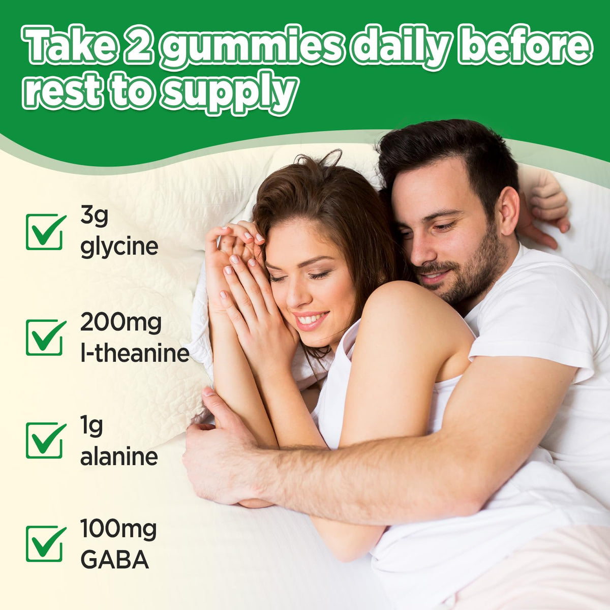 Gummies GREABBY à la glycine sur une table