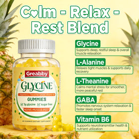 Gummies GREABBY à la glycine, vue de face