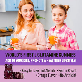 Gummies GREABBY L-Glutamine avec une cuillère pour dosage