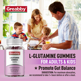 Gummies GREABBY L-Glutamine dans une main