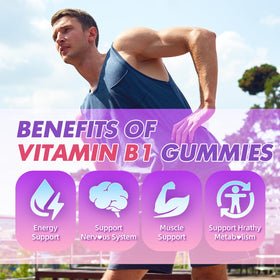Gummies GrnLife B1 500mg à l'intérieur du paquet