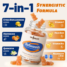 Gummies Gyumolics en forme d'ourson avec goût de fruits rouges