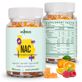 Gummies Gyumolics NAC 1000mg pour adultes en pot de 120 gummies