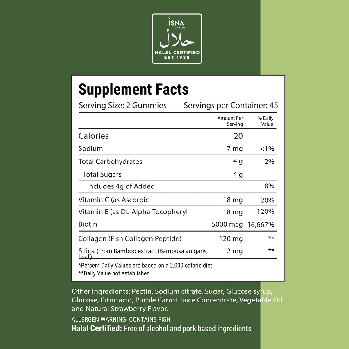 Gummies halal Noor Vitamins avec texture agréable et saveur fraise