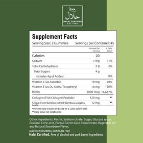 Gummies halal Noor Vitamins avec texture agréable et saveur fraise