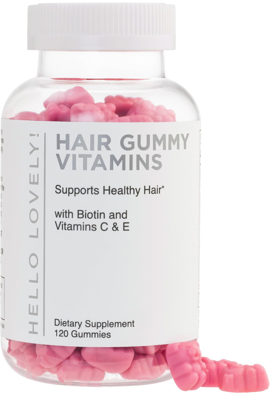 Gummies Hello Lovely! pour cheveux, peau et ongles - vue de face