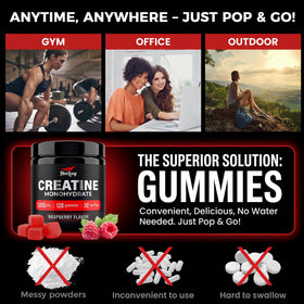 Gummies Hen Loog, format pratique pour le transport