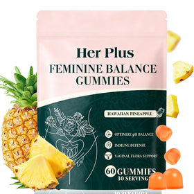 Gummies Her Plus Nutrition au goût ananas, vue de face