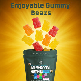 Gummies Herbal Bee, pot ouvert montrant les gummies à l'intérieur