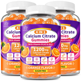 Gummies Herbance Calcium Citrate 1200mg orange devant