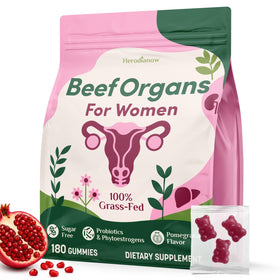 Gummies Herodianow pour femmes, 180 gummies au goût grenade
