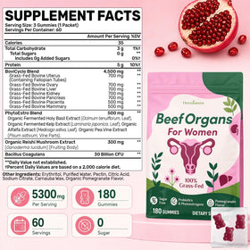 Gummies Herodianow, sachet avec informations nutritionnelles