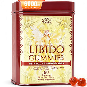 Gummies Hewvrix de soutien à la libido pour femmes, 60 unités, packaging avant