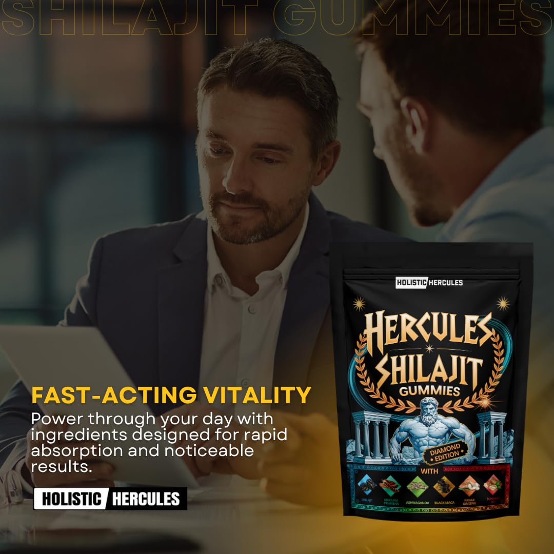 Gummies Holistic Hercules sur fond blanc