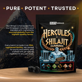 Gummies Holistic Hercules sur table de cuisine