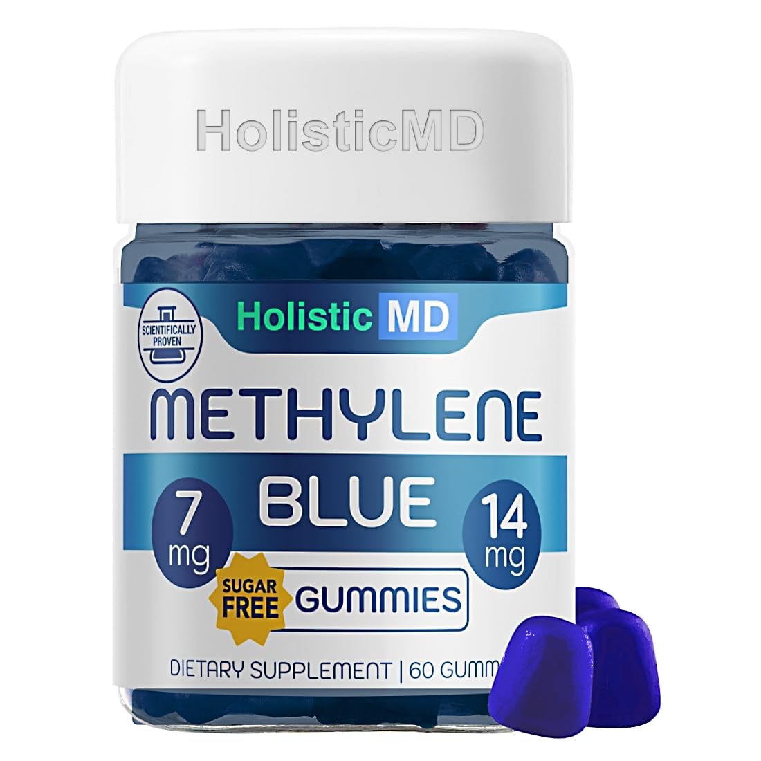 Gummies Holistic MD Methylene Blue 60 unités en boîte