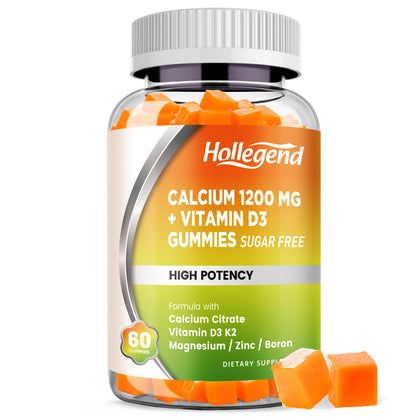 Gummies HOLLEGEND au calcium citrate 1200 mg, vue avant