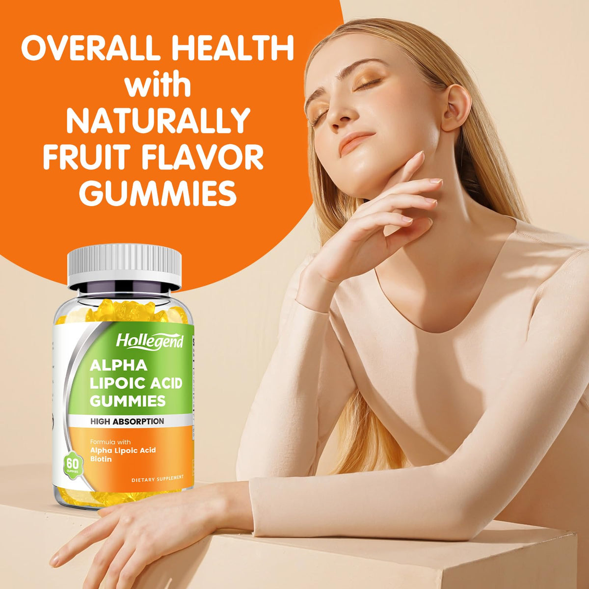 Gummies HOLLEGEND avec une présentation colorée et attrayante