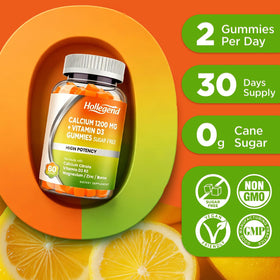 Gummies HOLLEGEND sur une table, ambiance santé