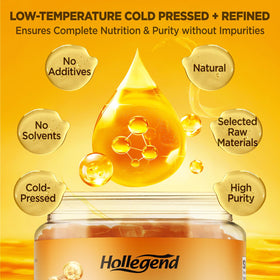 Gummies HOLLEGEND sur une table en bois